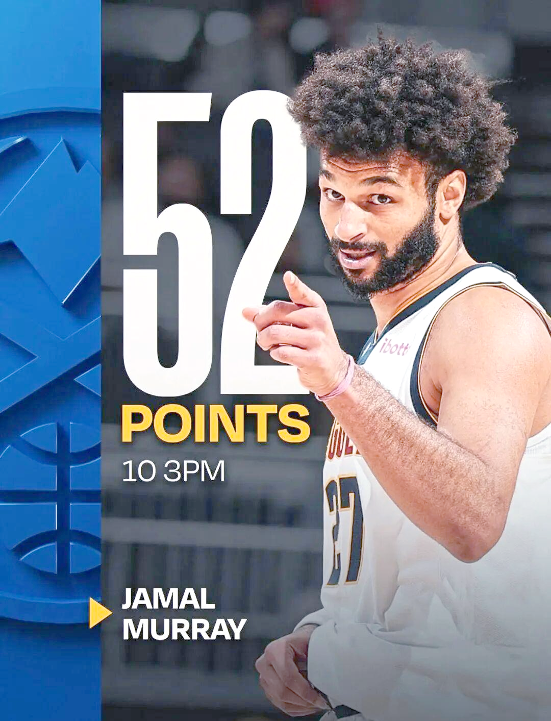 丹佛掘金nba战胜菲尼克斯太阳穆雷三分锁定了吗